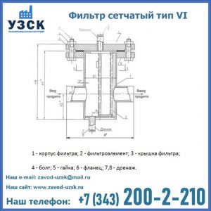 Фильтр сетчатый ФС по Т-ММ-11-2003 в Якутске